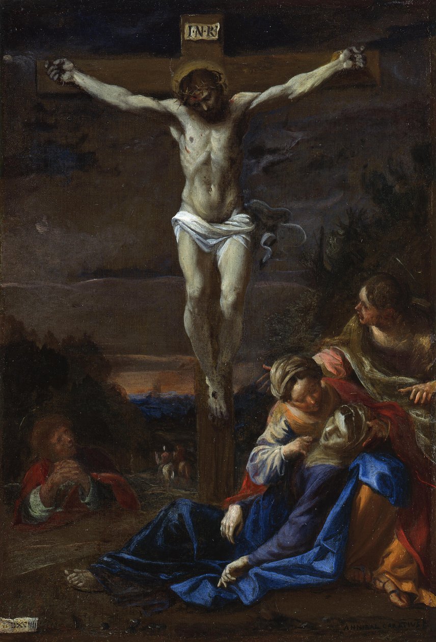 Cristo en la cruz de Annibale Carracci