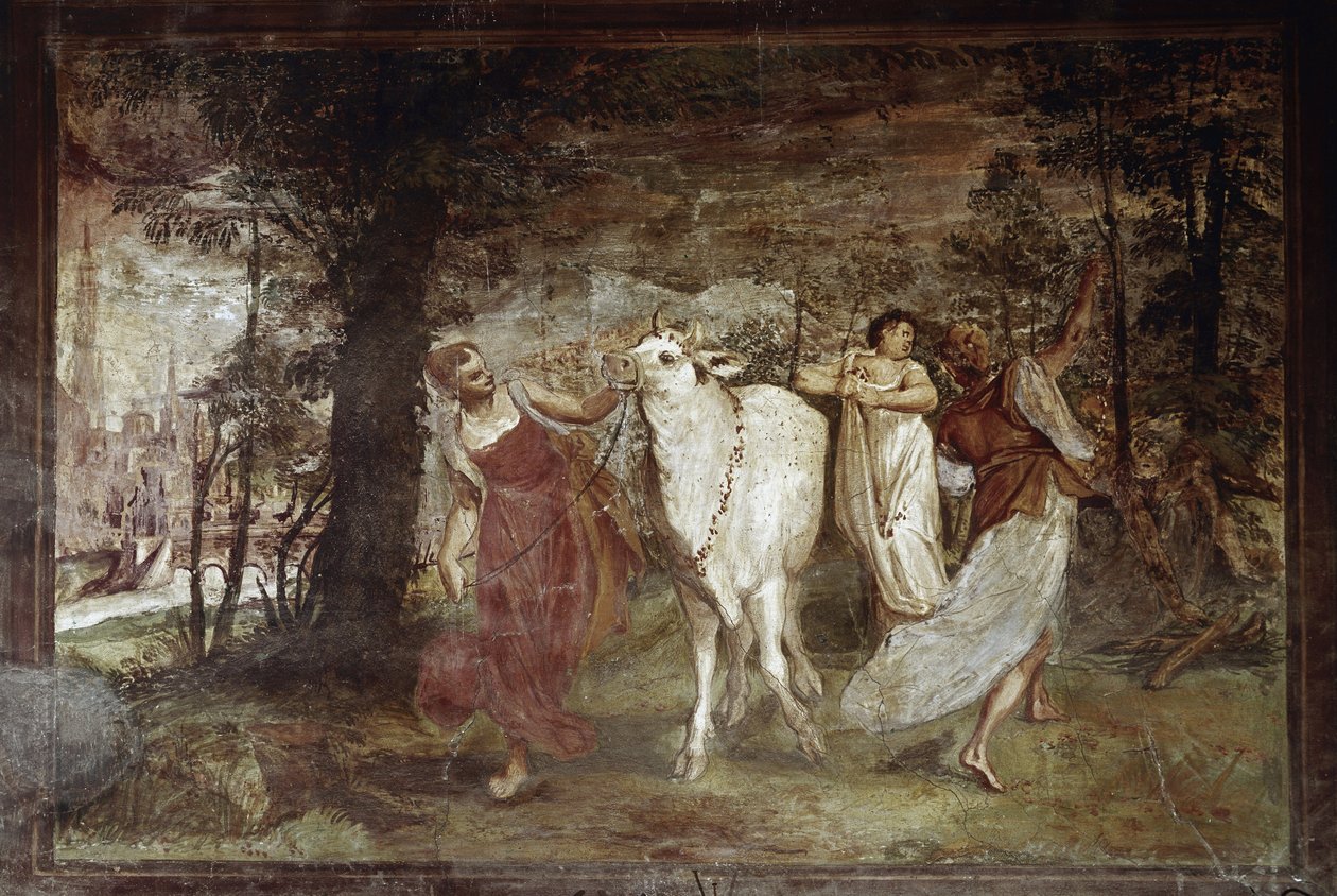 Europa conduciendo a Júpiter (Fresco) de Annibale Carracci