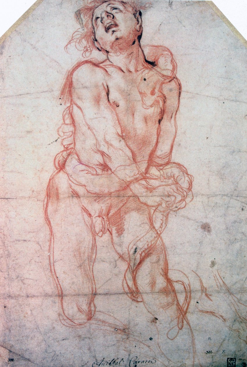 Estudio de Figura, 1560-1609 de Annibale Carracci
