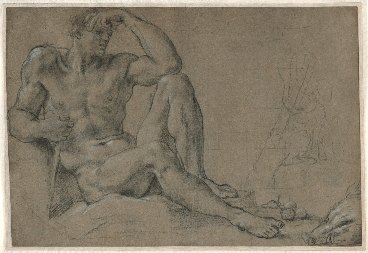 Hércules Descansando de Annibale Carracci