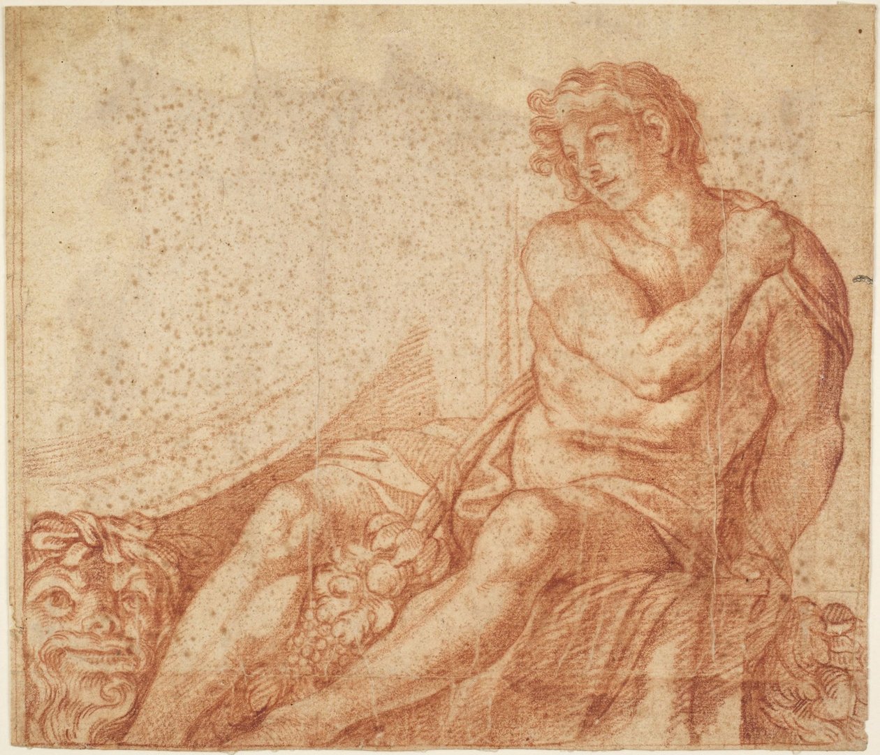 Ignudo aus der Galleria Farnese de Annibale Carracci
