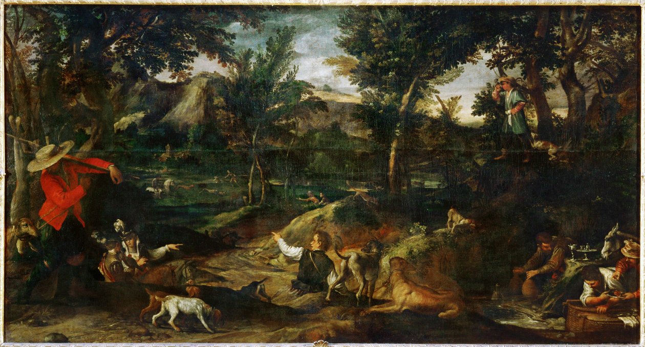 La chasse - la caza ... de Annibale Carracci