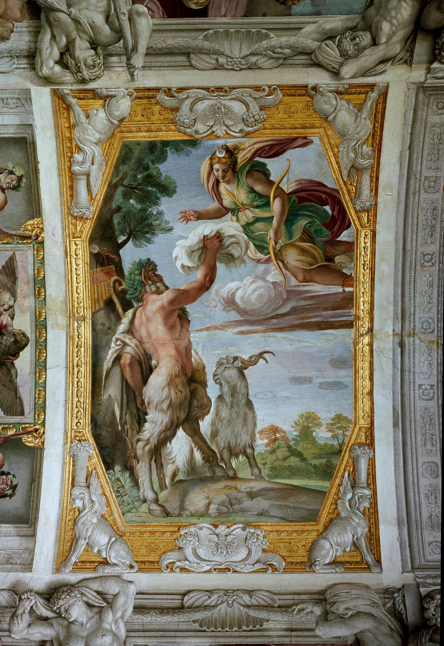 Pan y Diana de Annibale Carracci