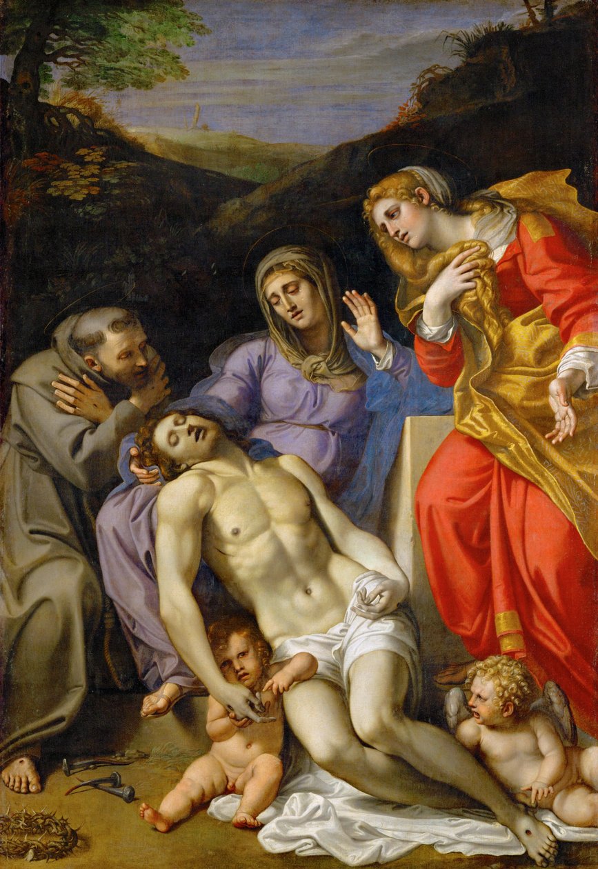 Piedad ... de Annibale Carracci