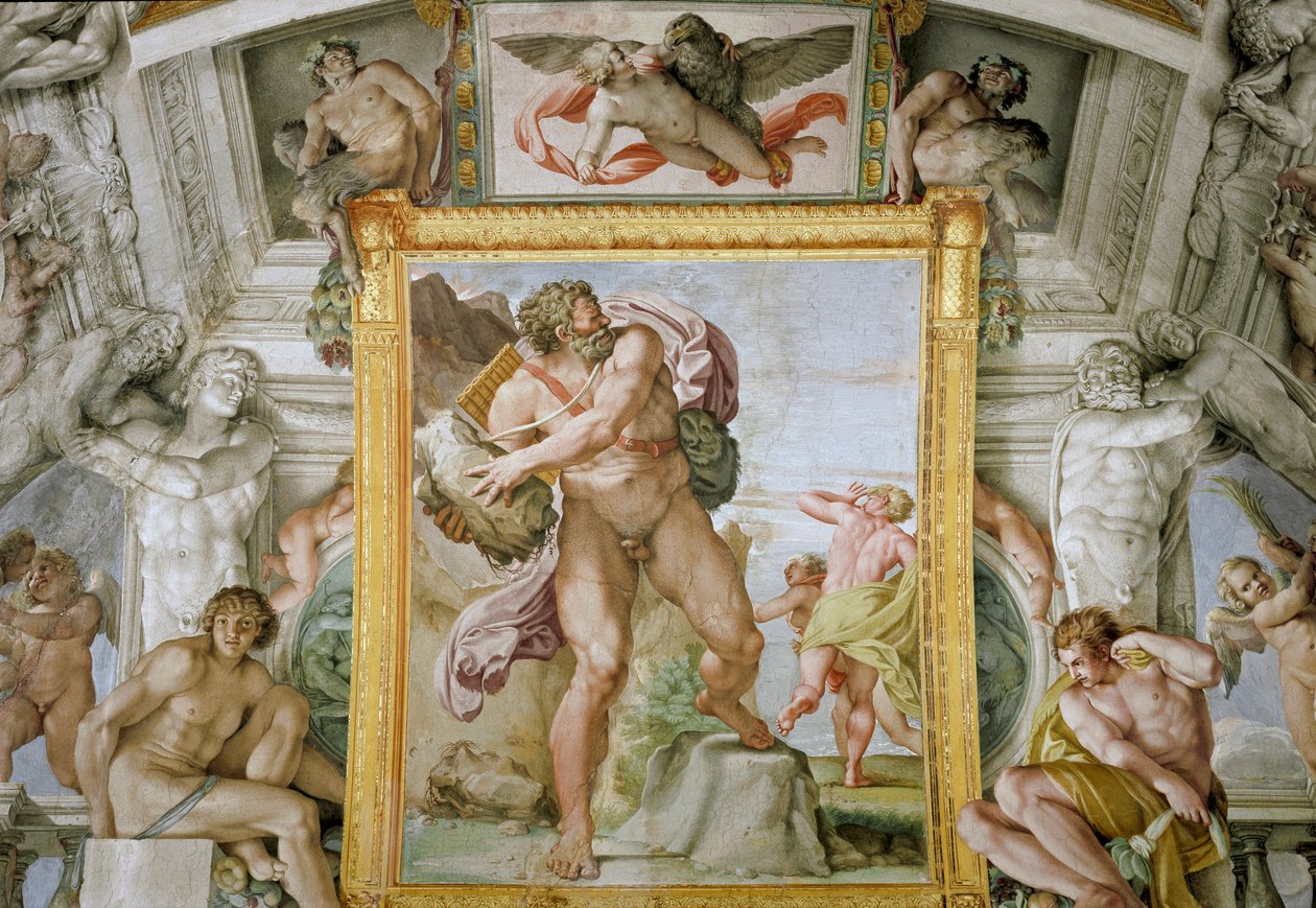 Polifemo y Acis (Fresco) de Annibale Carracci