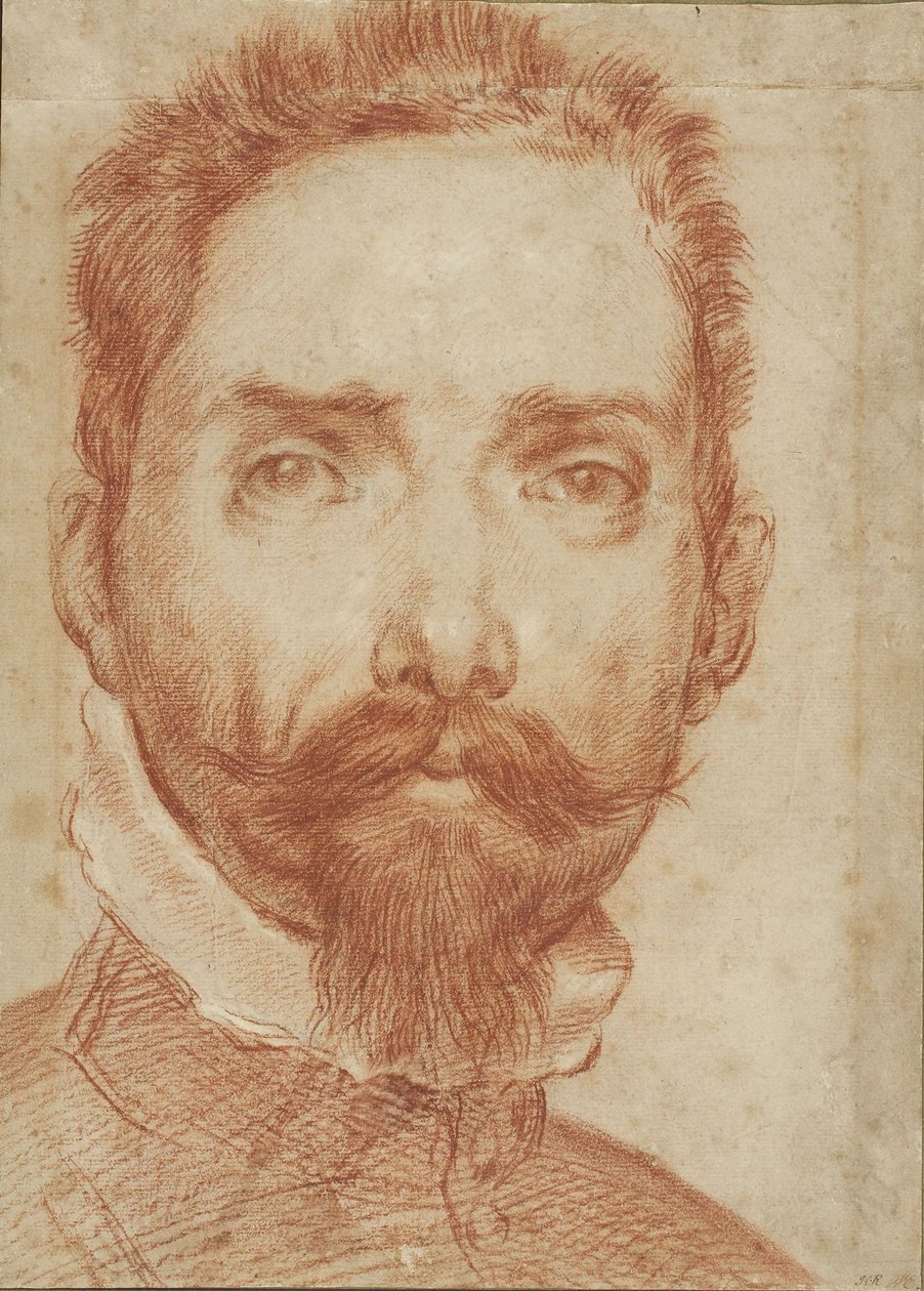 Retrato del laudista Giulio Mascheroni de Annibale Carracci