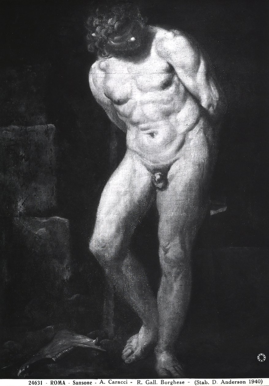 Sansón, c.1580-1609 de Annibale Carracci