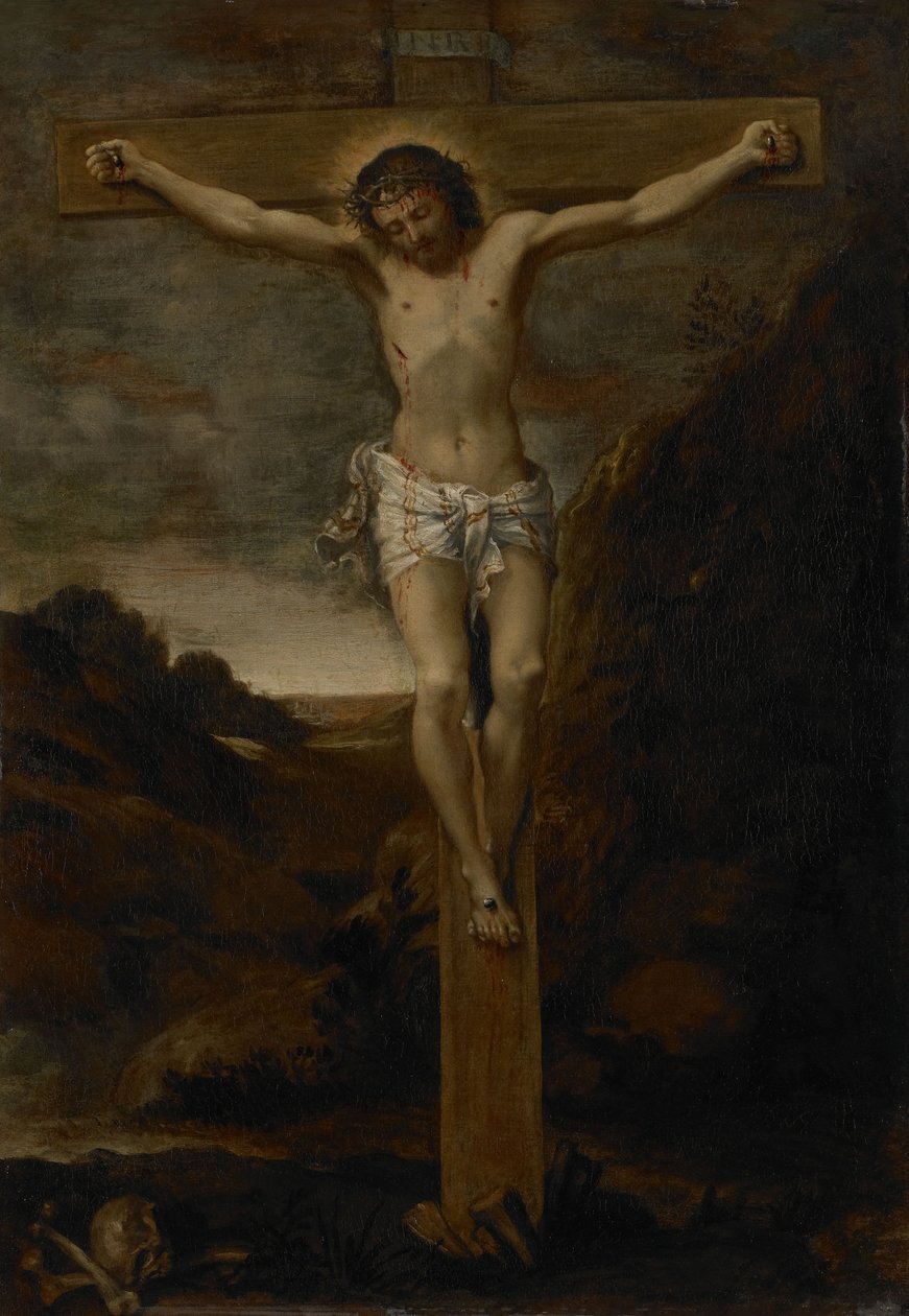 La crucifixión de Annibale Carracci