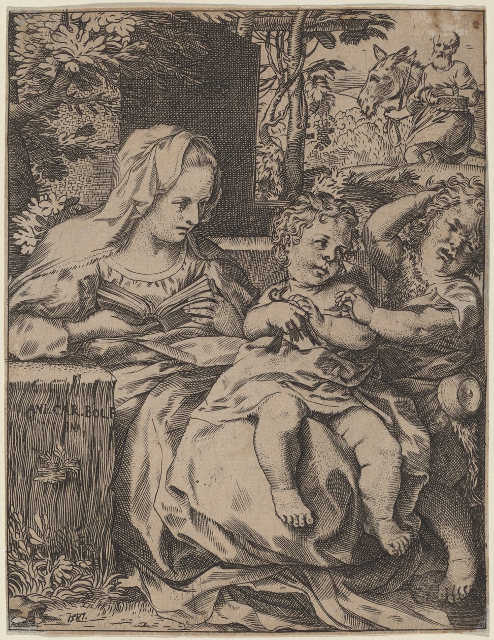La Madonna de la Golondrina de Annibale Carracci