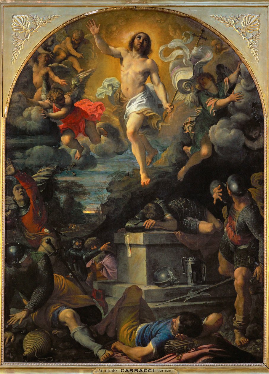 La resurrección ... de Annibale Carracci