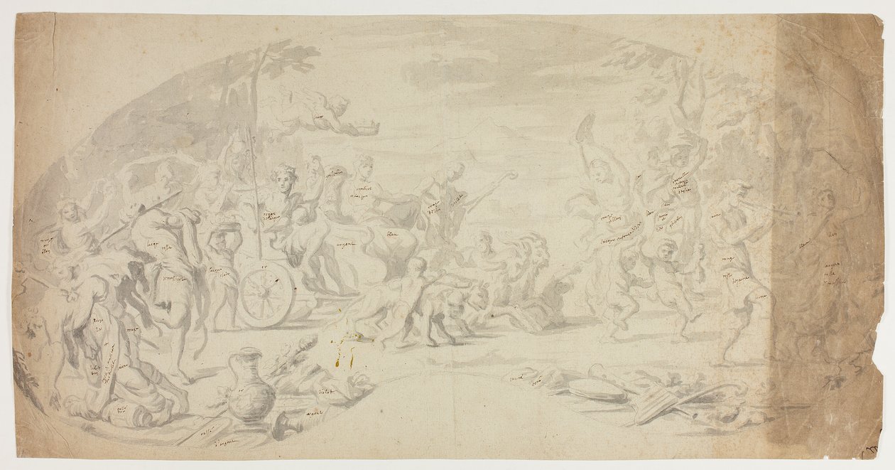 Triunfo de Baco y Ariadna de Annibale Carracci