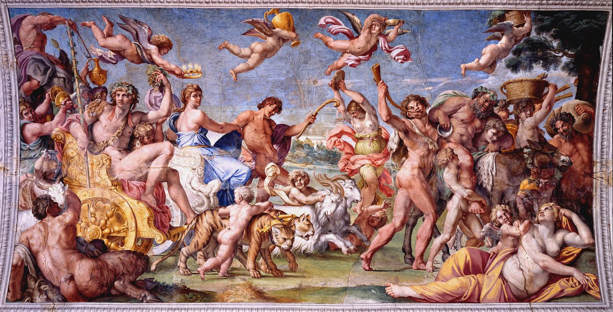 Triunfo de Baco y Ariadna de Annibale Carracci
