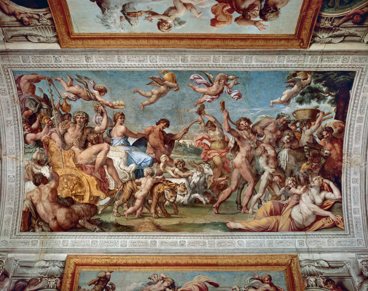 Triunfo de Baco y Ariadna ... de Annibale Carracci