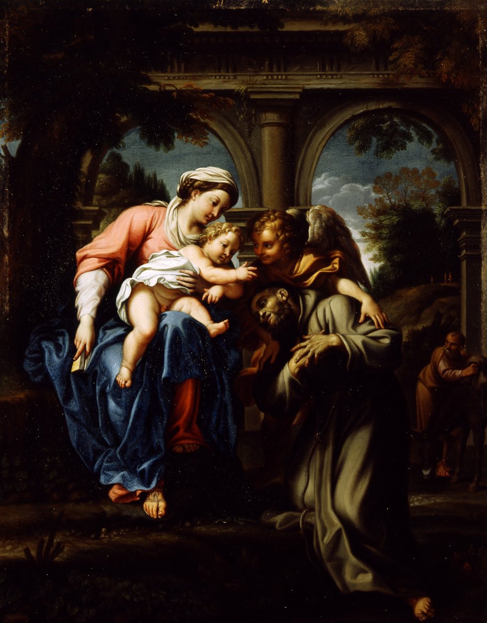 Visión de San Francisco de Annibale Carracci