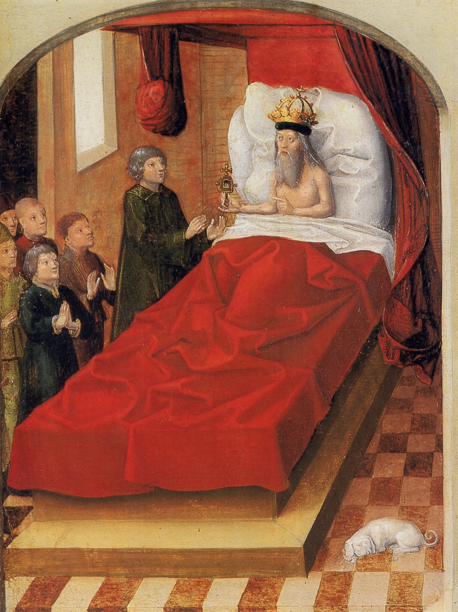 Tabla de la Santa Sangre Weingarten 1489 de Anonymous