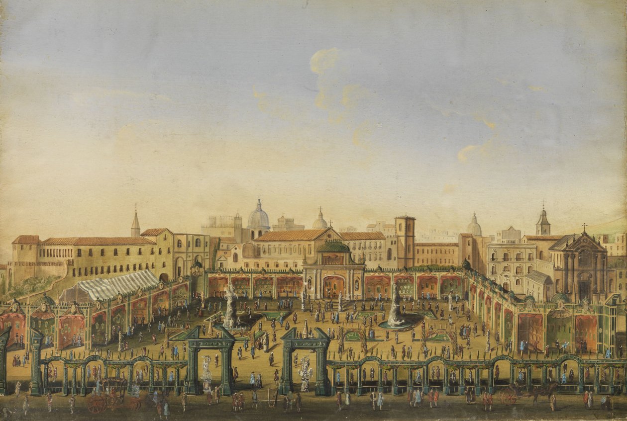 Feria de arte en una ciudad italiana de Anonymous
