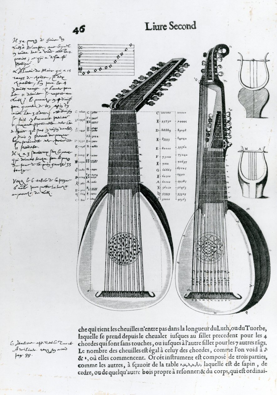 Laúd, 1636 de Unbekannt Unbekannt