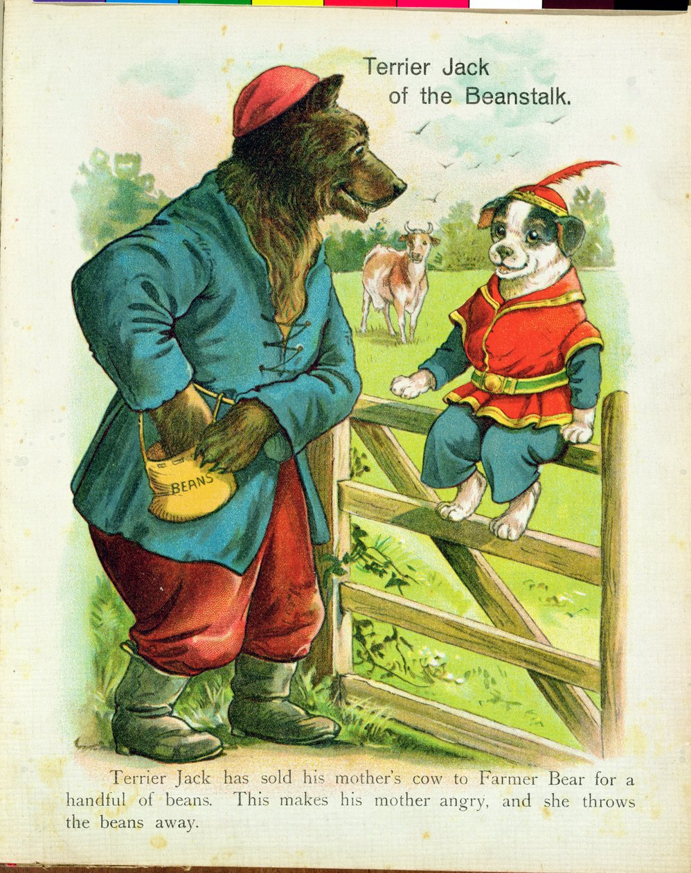 Terrier Jack, de Jack y las habichuelas mágicas (ilustración) de Unbekannt Unbekannt