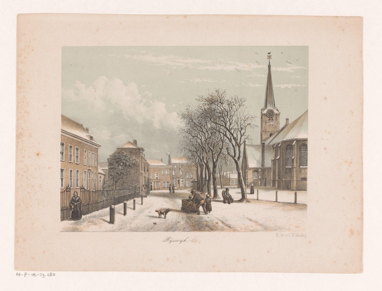 Calle nevada en Rijswijk de Anonymous