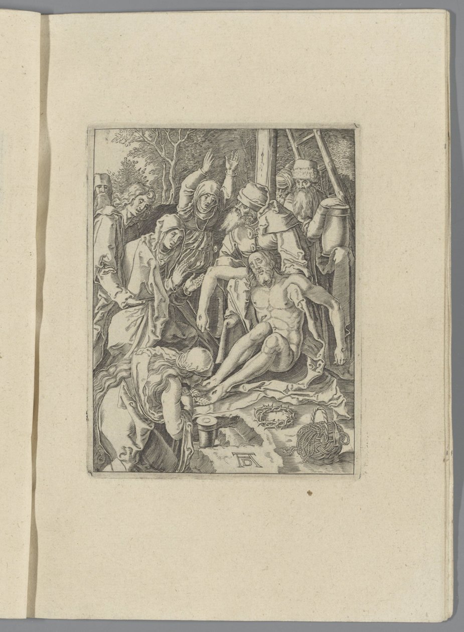 Entre De kleine Passie (título de la serie) La Pasión de Cristo representada por Albert Durer de Nuremberg (título de la serie) de Anonymous