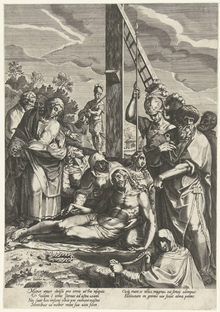 Lamento de Cristo bajo la Cruz de Anonymous