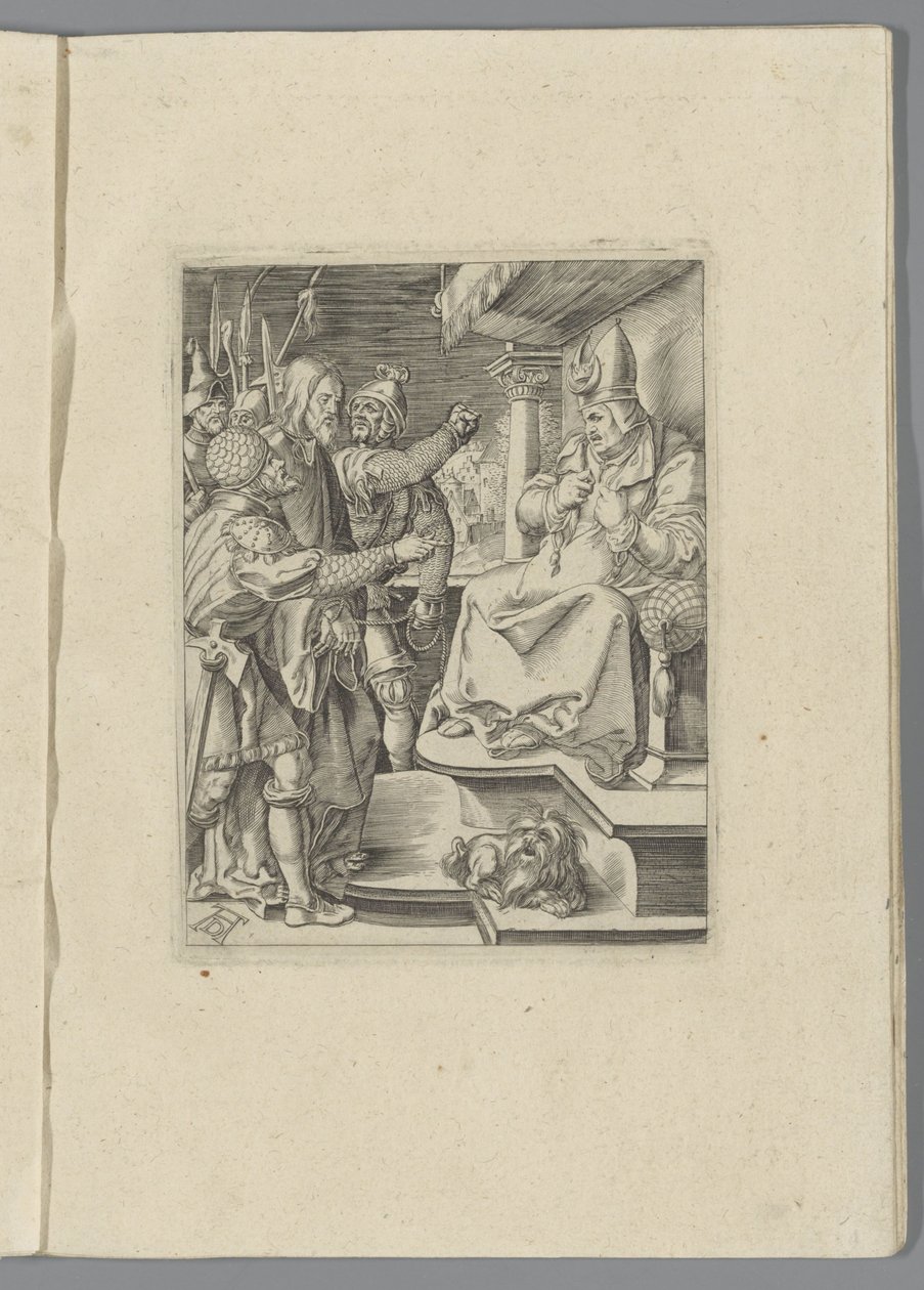 Cristo para Caifás De kleine Passie (título de la serie) La Pasión de Cristo representada por Albert Durer de Nuremberg (título de la serie) de Anonymous