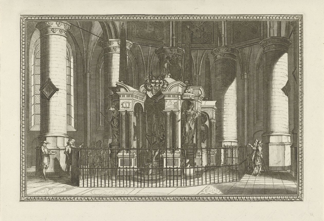 La tumba de Guillermo de Orange, 1623 de Anonymous