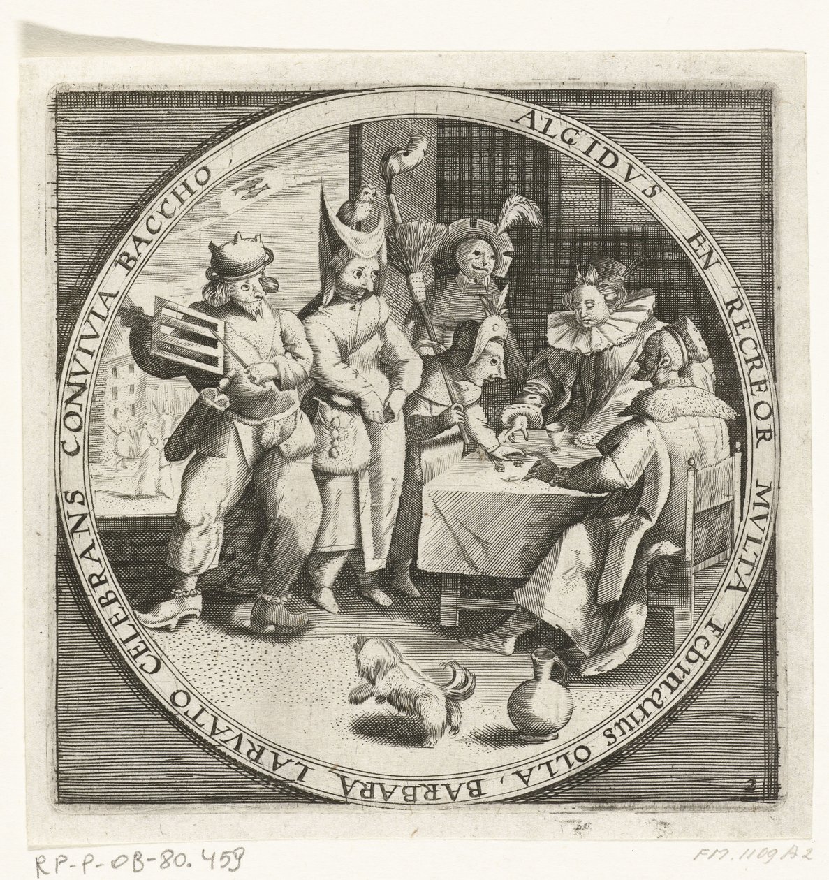 En el maand de febrero, Vastenavond, ca. 1600 De twaalf maanden van het jaar verbeeld in scènes uit het volksleven (título de la serie) Esquemas de los 12 meses con sus operaciones y su aplicación a los signos del zodíaco, divididos en cuatro partes del añ de Anonymous