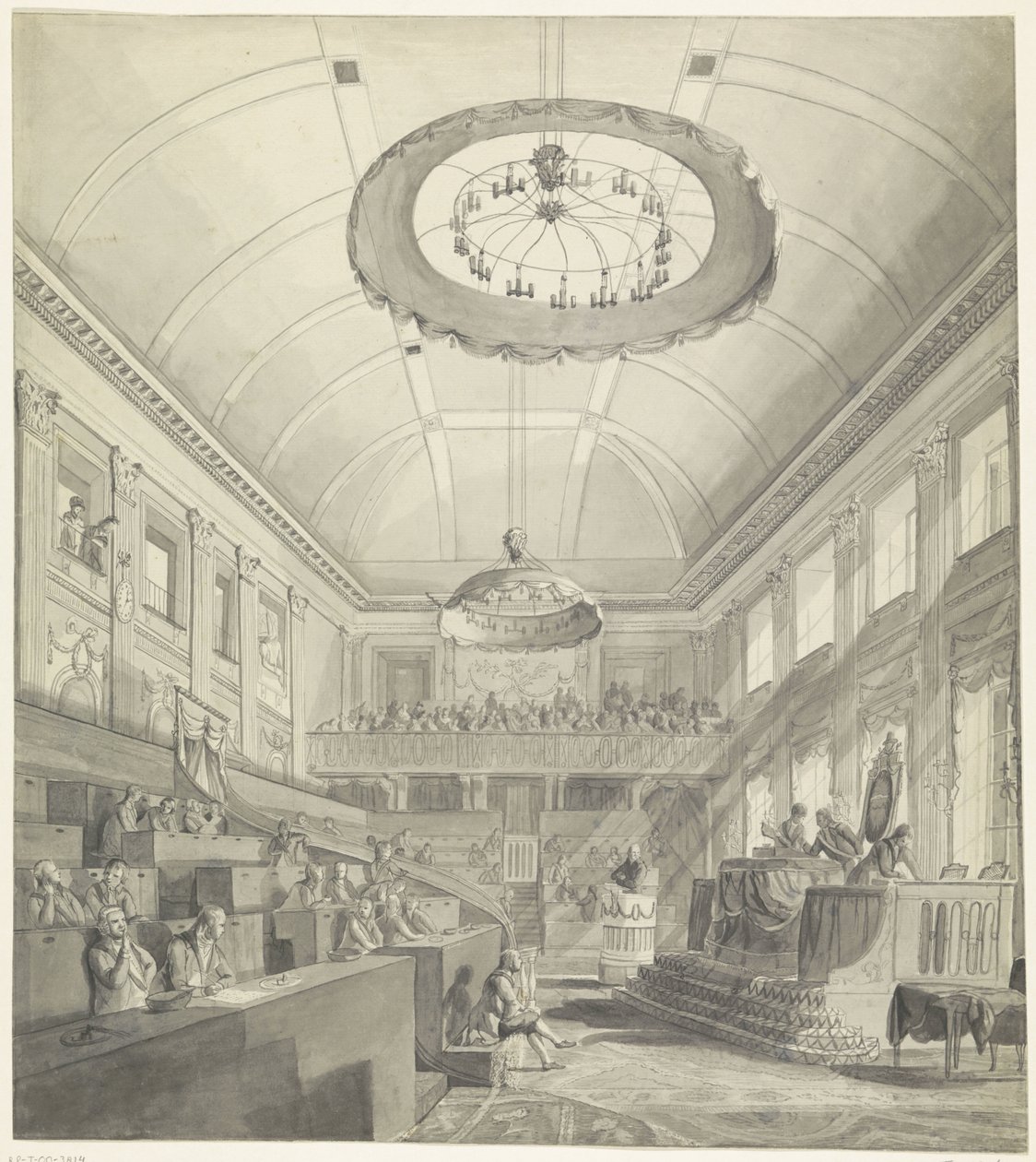 Primera Asamblea Nacional en La Haya, 1796 de Anonymous
