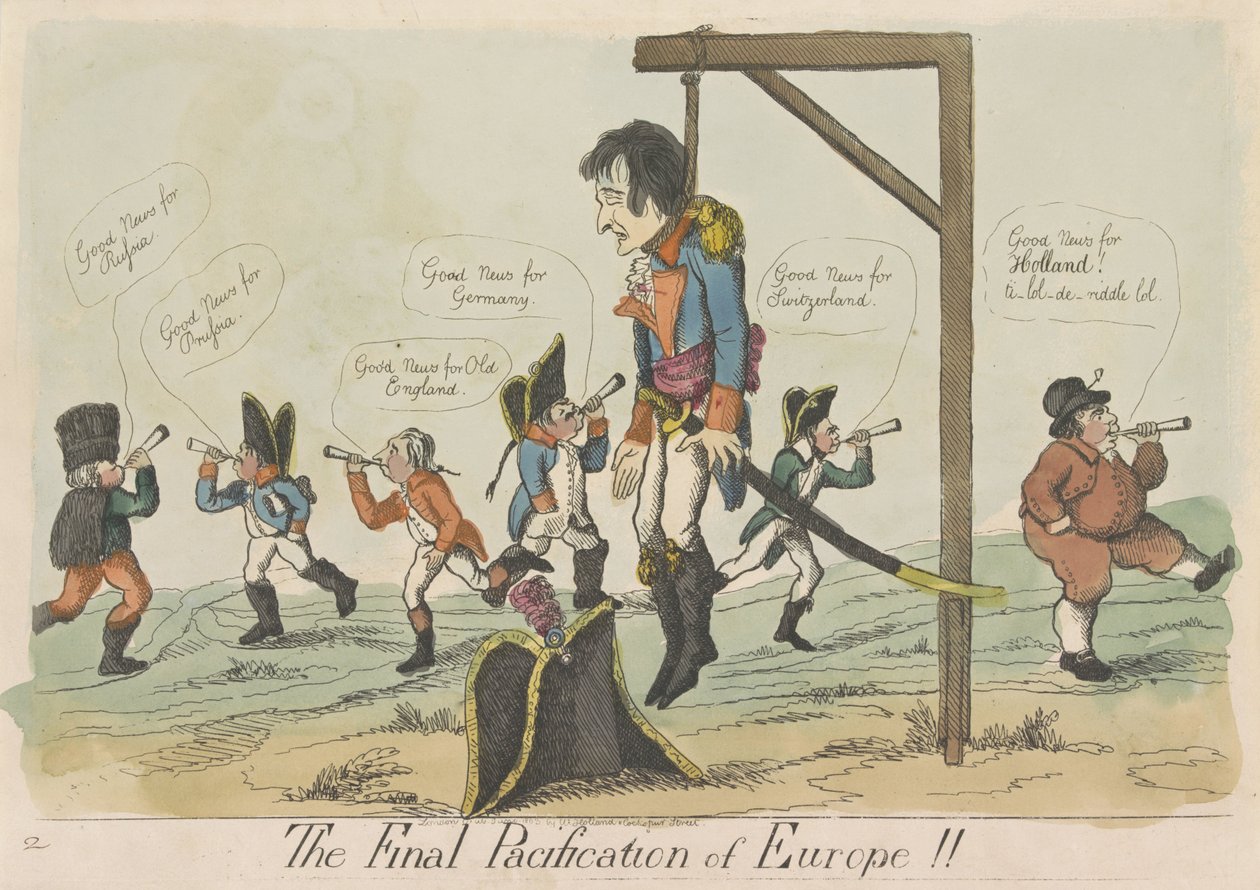 Paz por fin en Europa, 1803 ¡¡La Pacificación Final de Europa!! (título en el objeto) de Anonymous