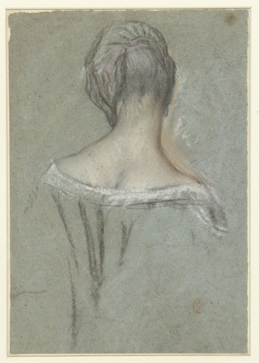 Elegante dama, de espaldas de Anonymous