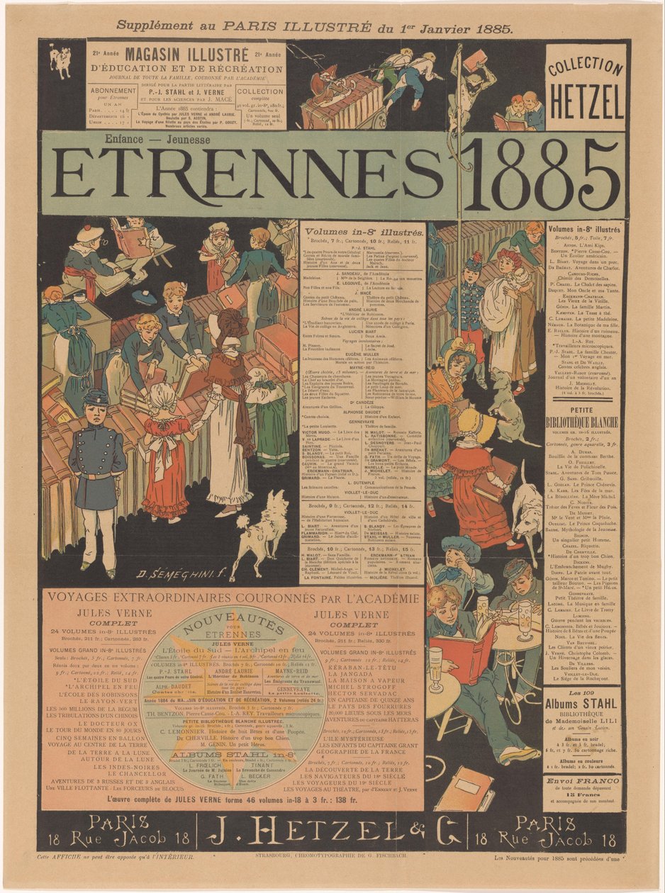 Lista de fondos de J. Hetzel & Cie en París
Etrennes 1885 (título en el objeto) de Anonymous