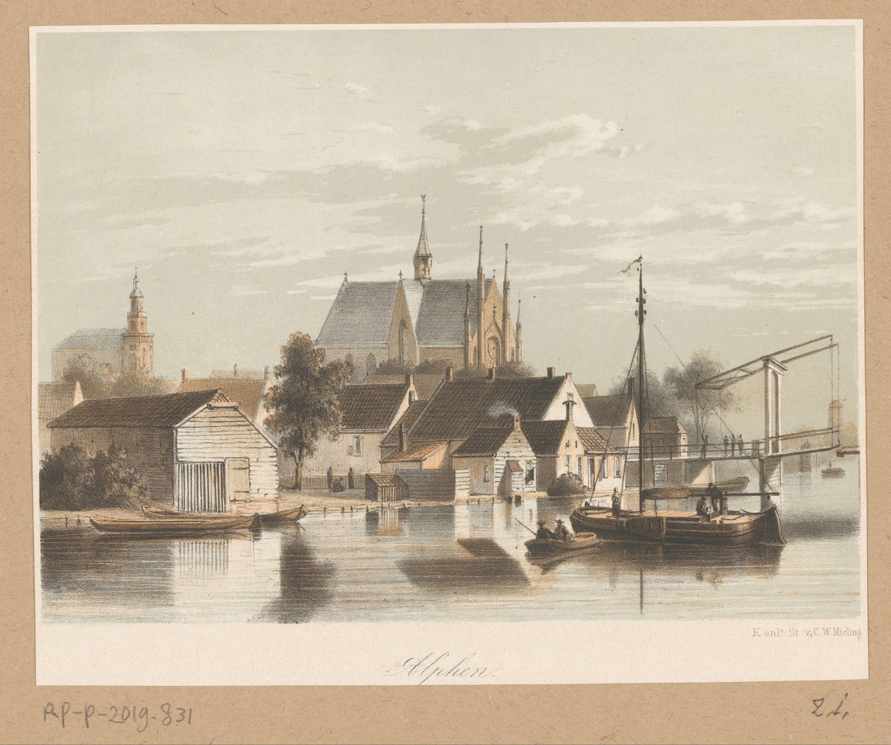 Vista de Alphen aan den Rijn
Alphen (título del objeto) de Anonymous