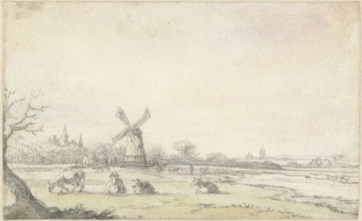 Vista de La Haya desde Rijswijk de Anonymous
