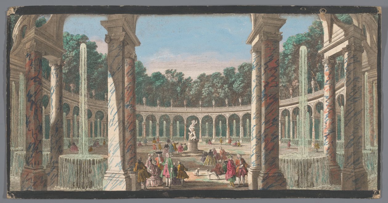 Vista de la columnata del jardín de Versalles
La Colonnade (título en el objeto) de Anonymous