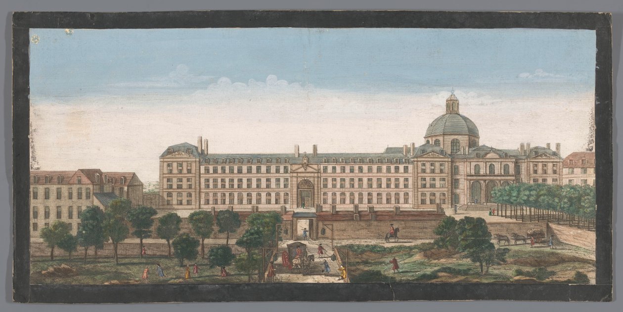 Vista del Hôpital de la Salpêtrière en París
Vue de l