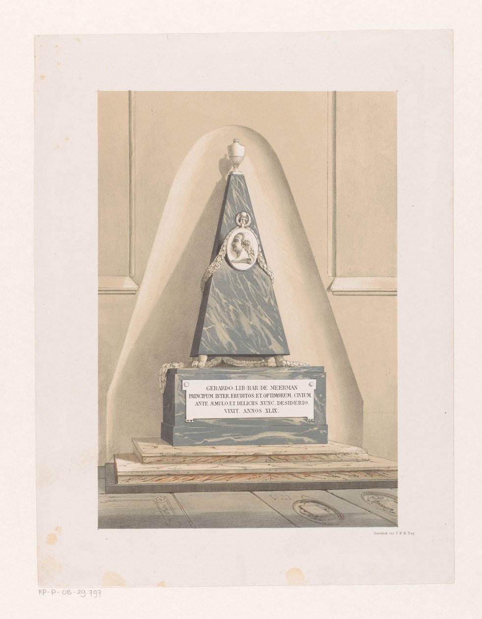 Monumento funerario de Gerard Meerman de Anonymous