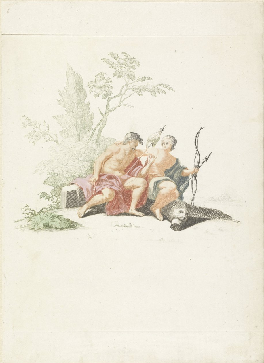 Hércules en Omphale de Anonymous