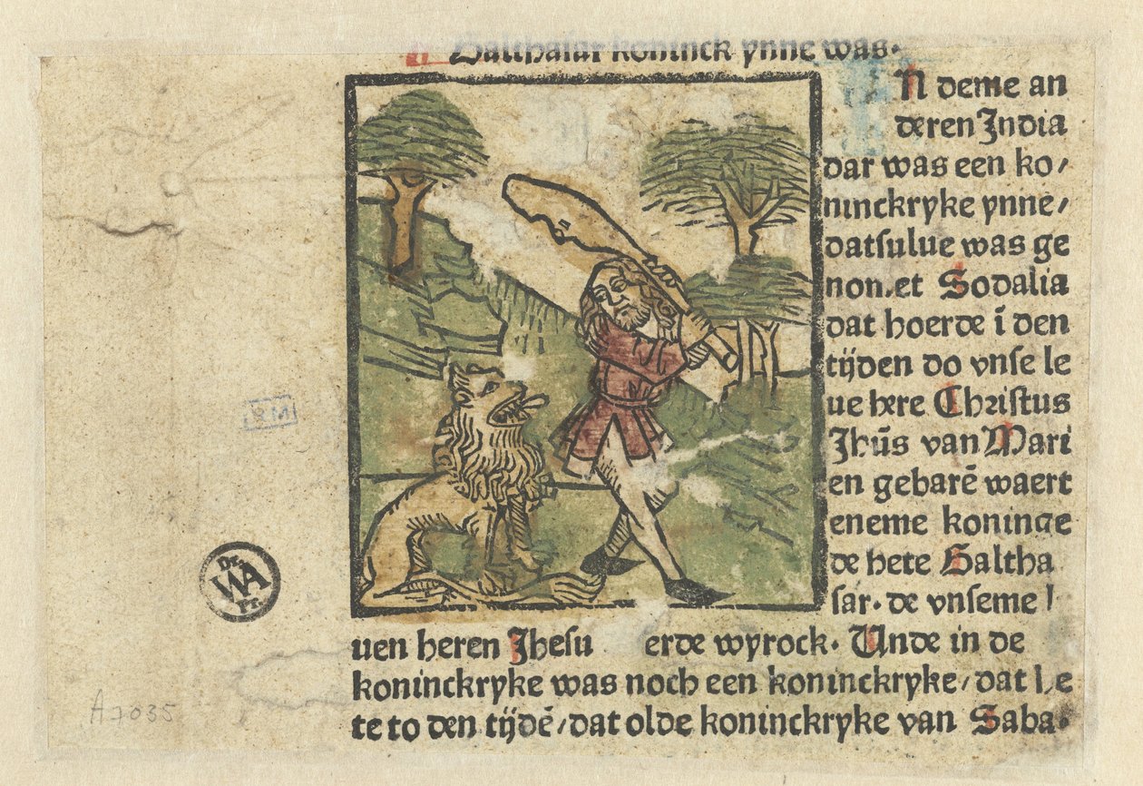 Hércules y el león de Nemea de Anonymous
