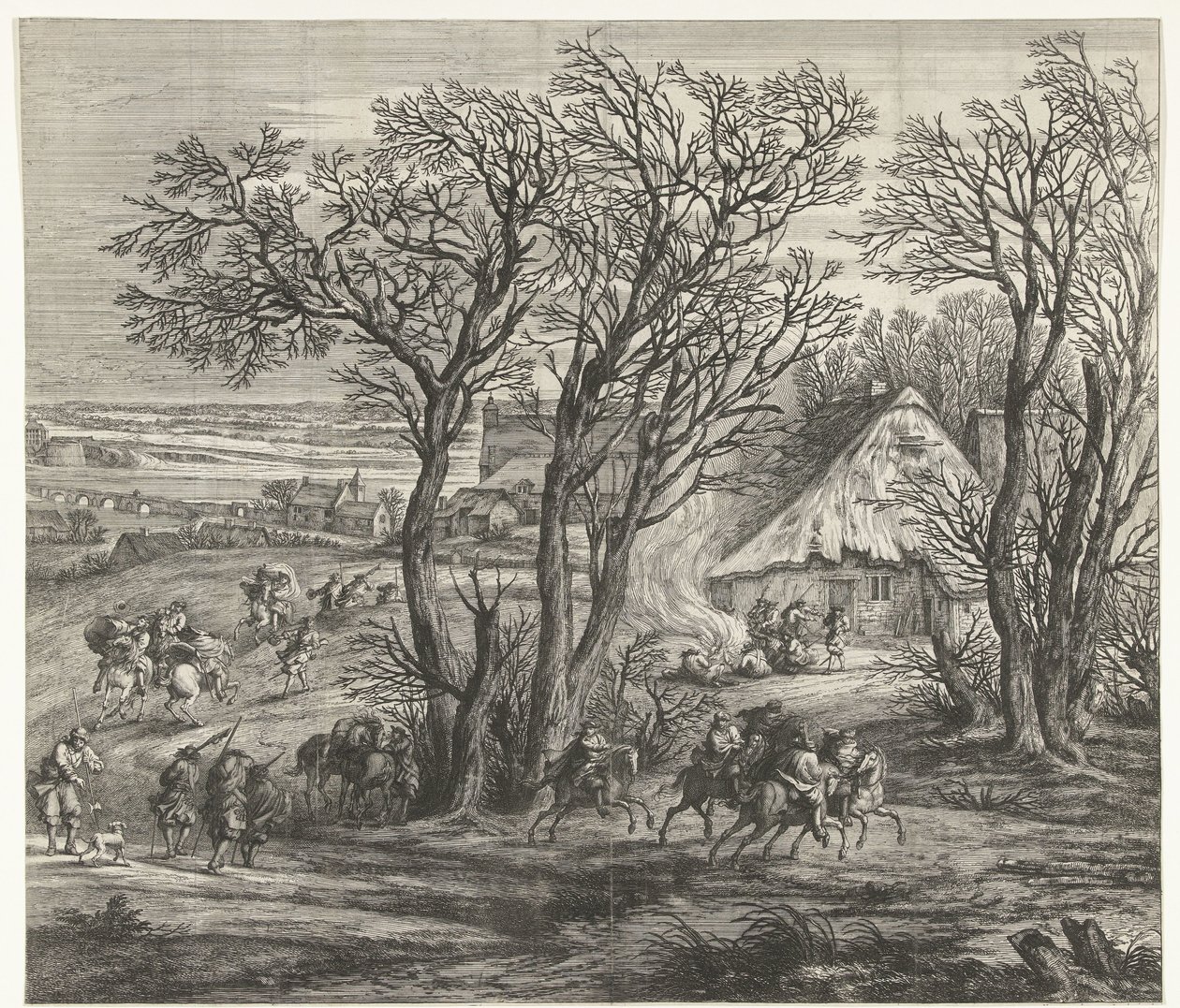 El ejército francés ante Yperen (hoja derecha), 1678 de Anonymous