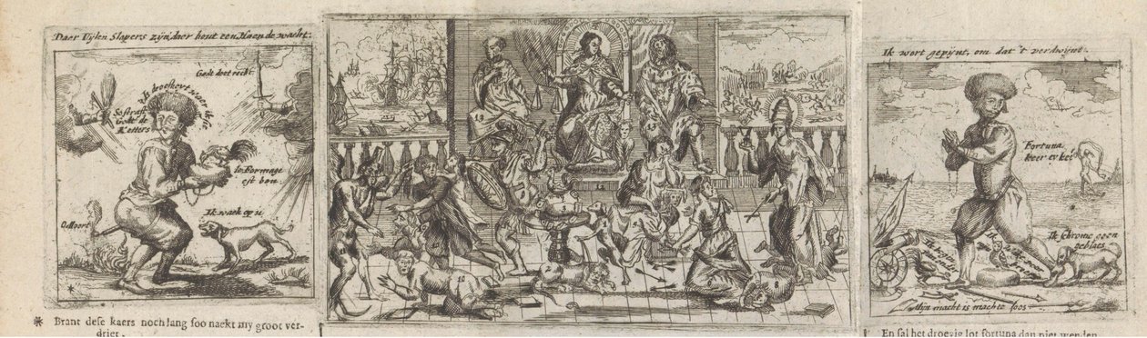 Tragedia holandesa, 1673 Hollants truer theatre / Veu tragique d