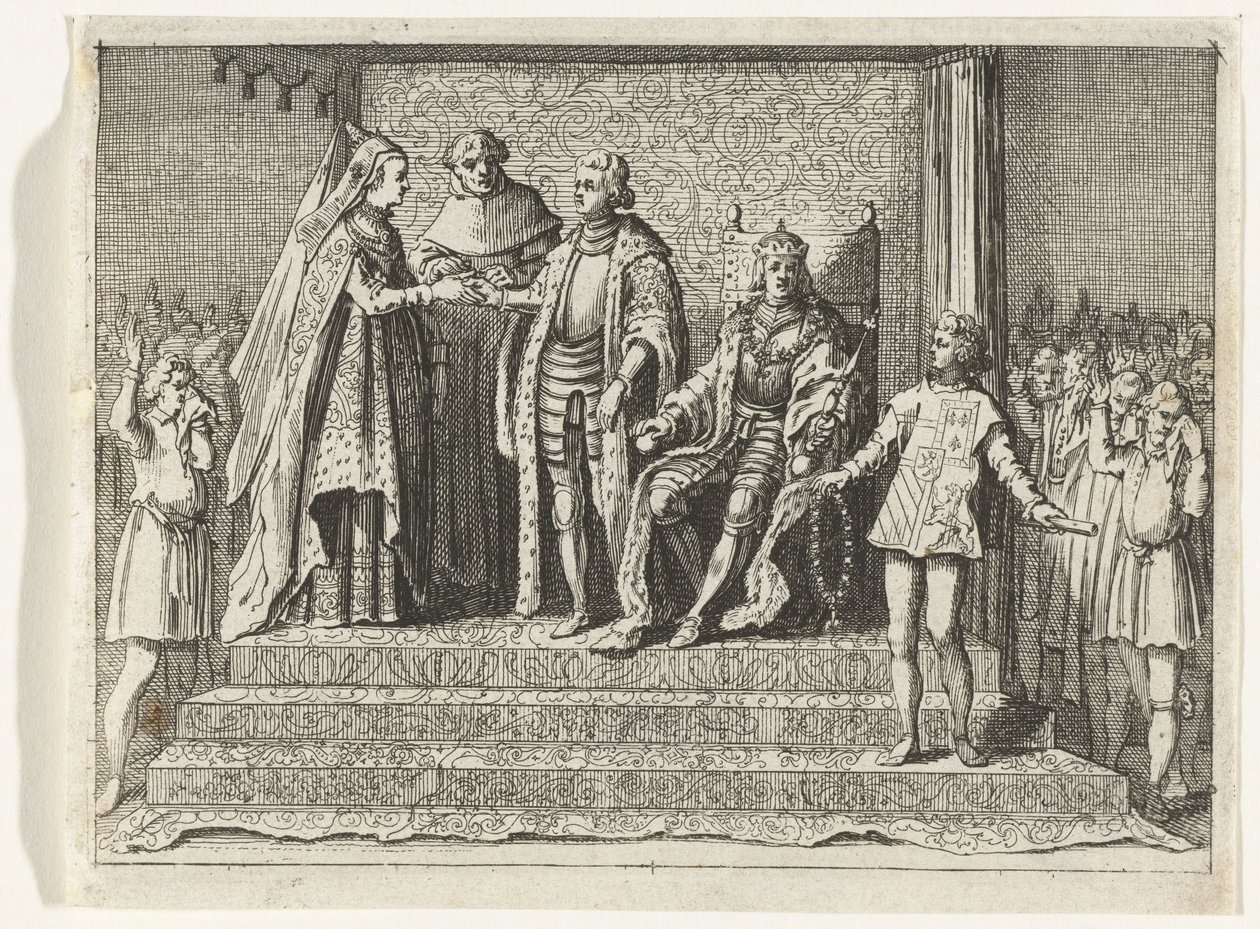 Matrimonio de Jacoba van Beieren y Frank van Borselen, 1434 de Anonymous