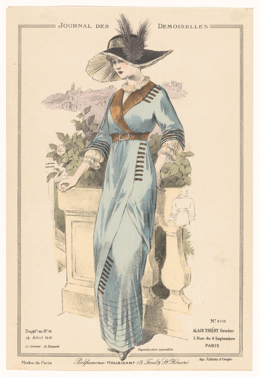 Journal des Demoiselles 15 de agosto de 1912, nº 5113 de Anonymous
