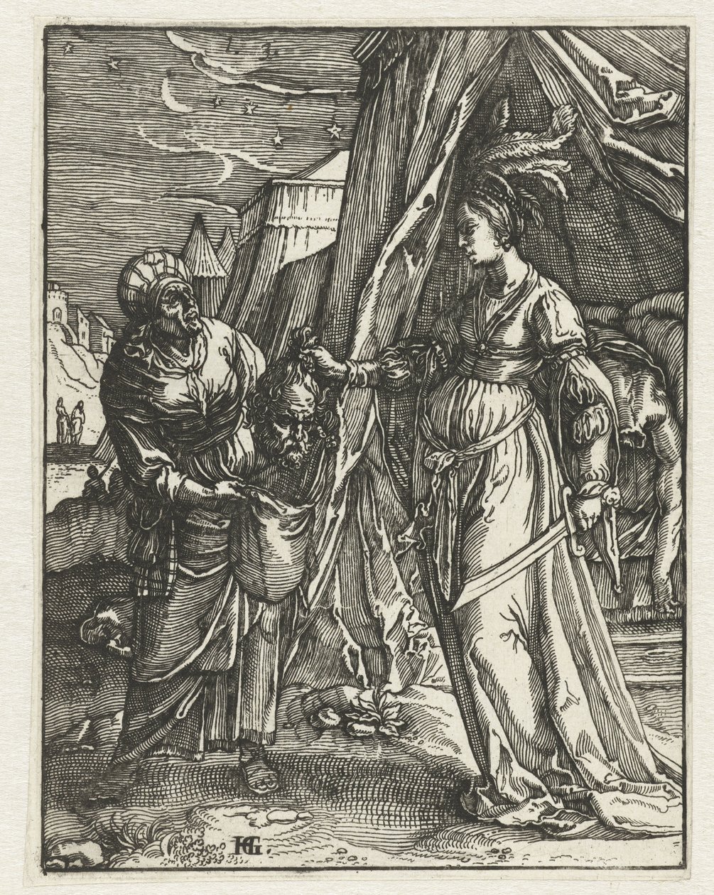 Judith con la cabeza de Holofernes de Anonymous