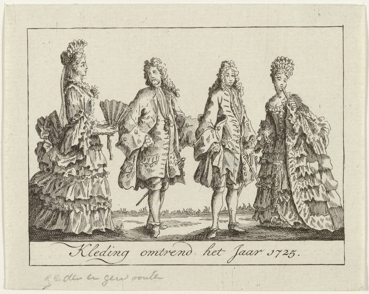 Ropa c. 1725
Ropa sobre el año 1725 (título en el objeto) de Anonymous