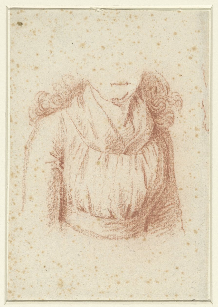 Estudio de vestuario para un retrato de Madame Molet de Anonymous