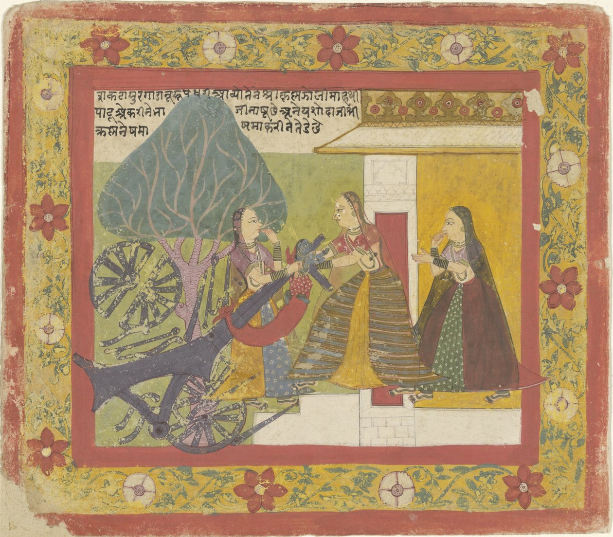 Krishna destruyó el demonio de la carreta de Anonymous