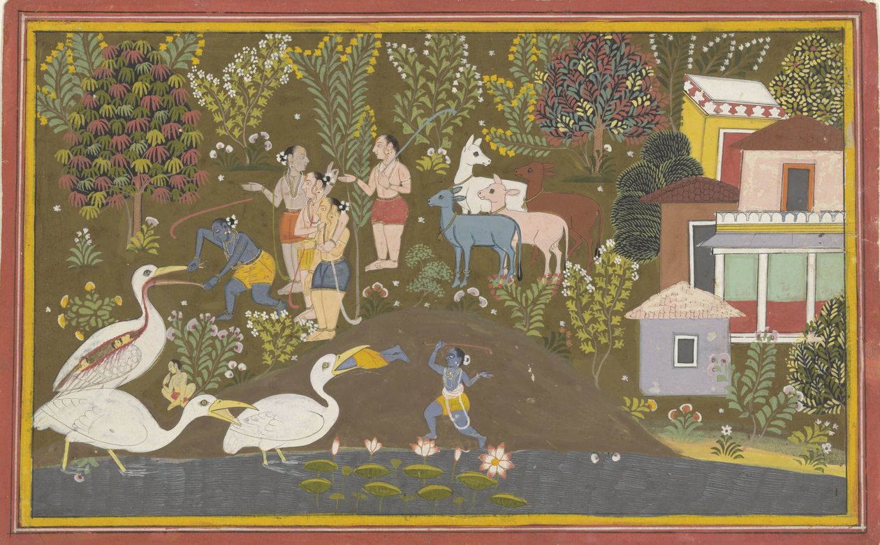 Krishna se encontró con Bakasura de Anonymous