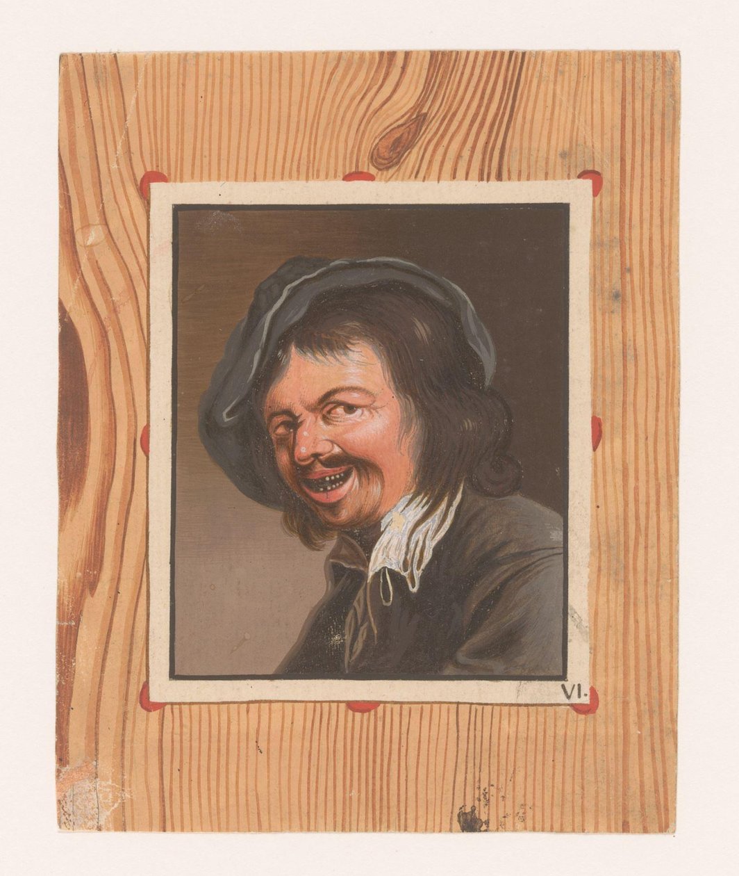 cabeza de hombre sonriente de Anonymous