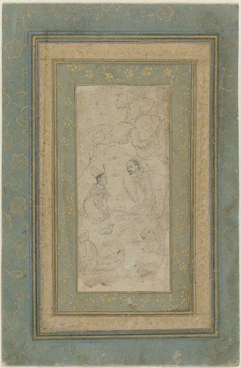 Laila y Majnun en el desierto de Anonymous